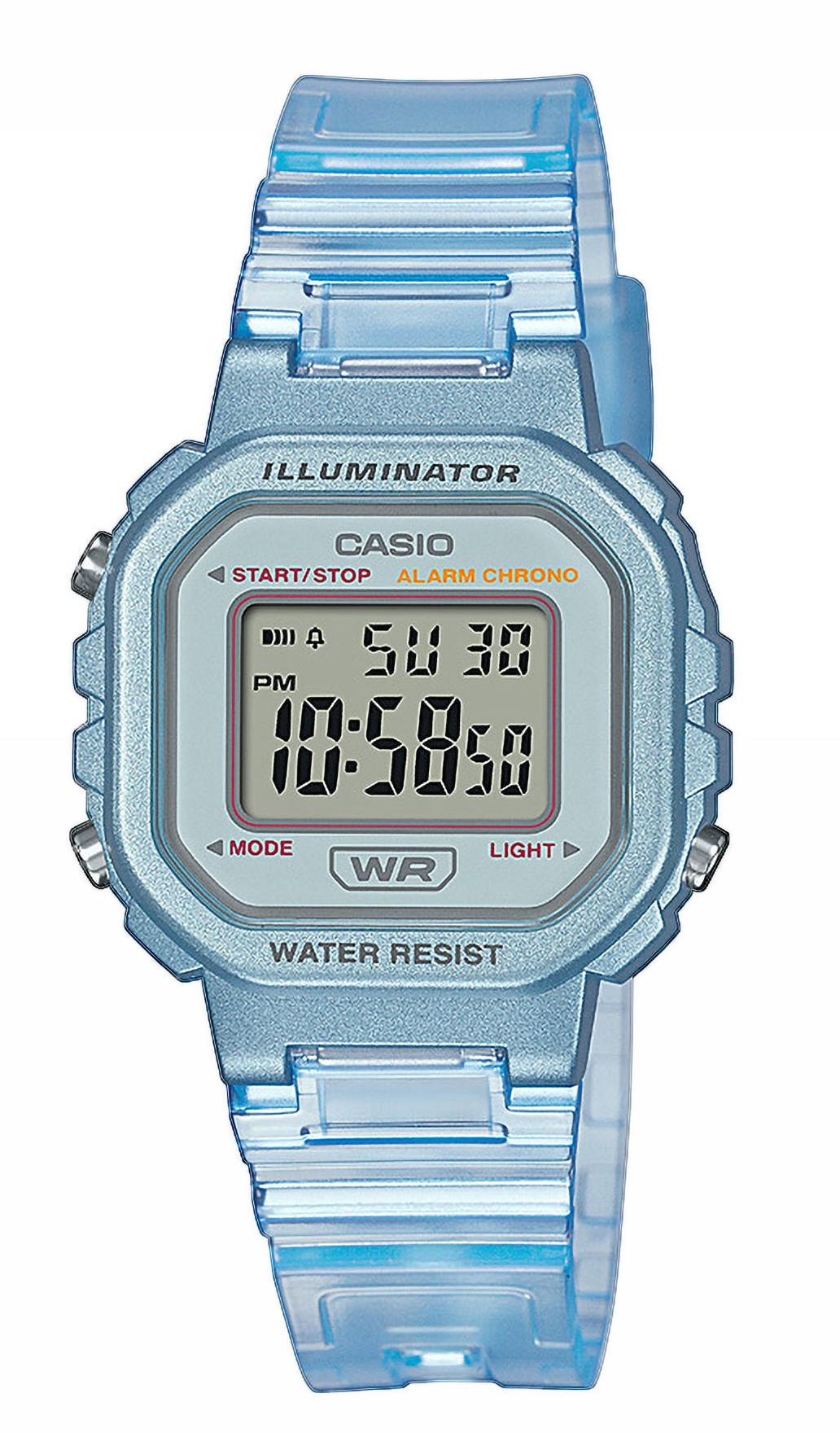 Casio Armbanduhr LA-20WHS-2AEF hellblau digital