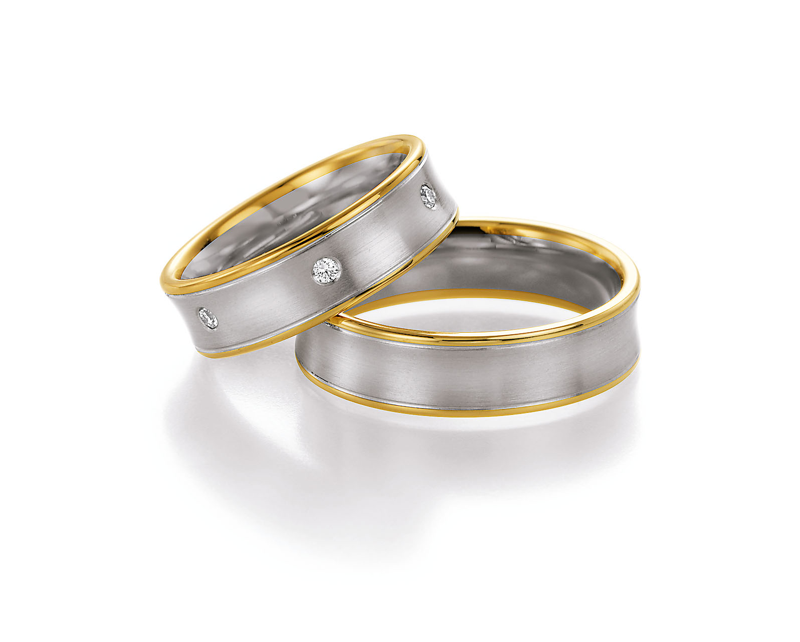 Eheringe Trauringe Honeymoon Edition Konkav 72-10170 / 72-10180