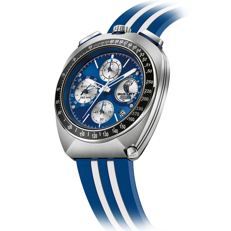 Bulova Herren Armbanduhr Racing Chronograph 98B452 Carroll Shelby Limited Edition