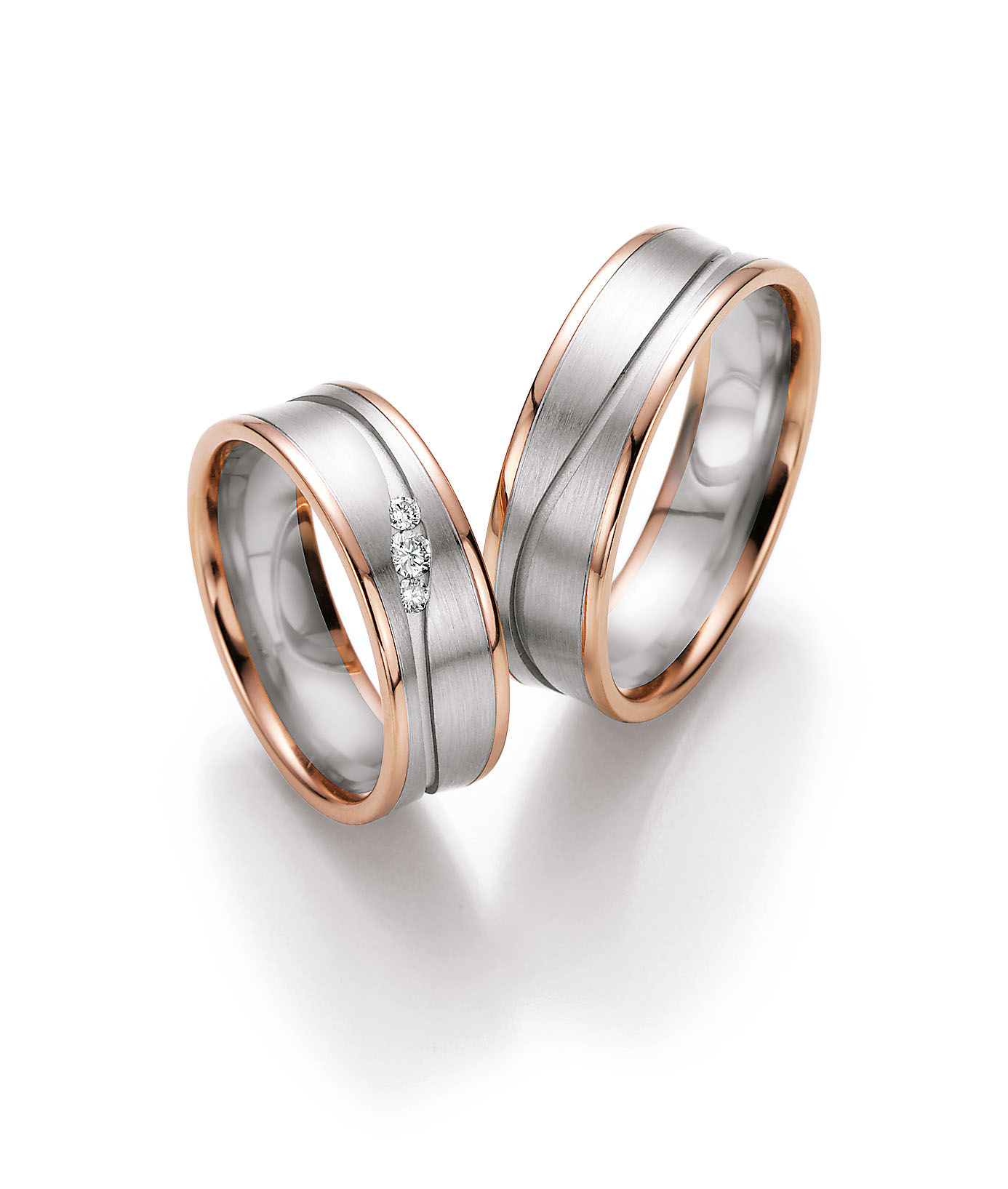 Eheringe Trauringe Honeymoon Edition Konkav 72-10070 / 72-10080