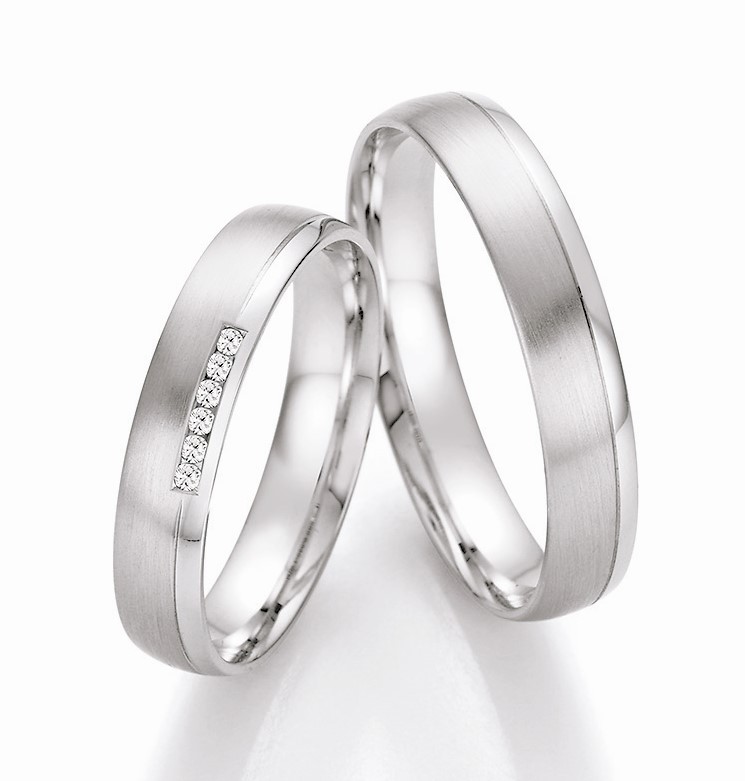 Eheringe Trauringe Ruesch Pure IV 66/41050 66/41060 Weißgold