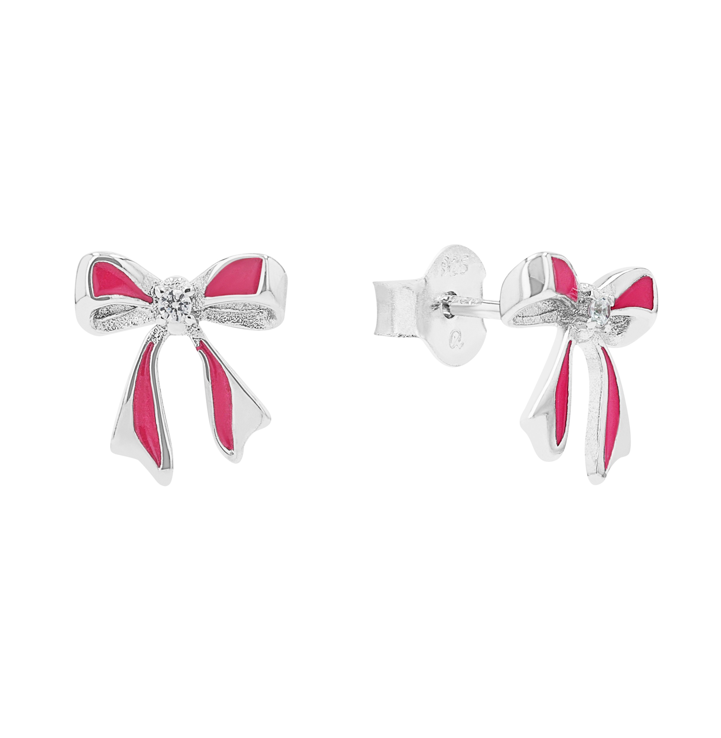 Lillifee Mädchen Ohrstecker 2040636 Schleife Silber 925