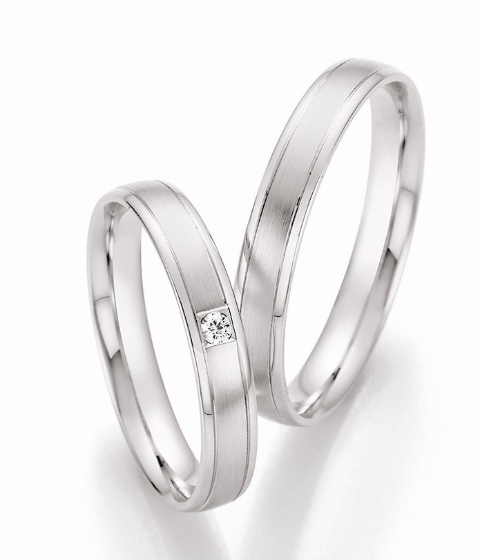 Eheringe Trauringe Ruesch Pure IV 66/41070 66/41080 Weißgold