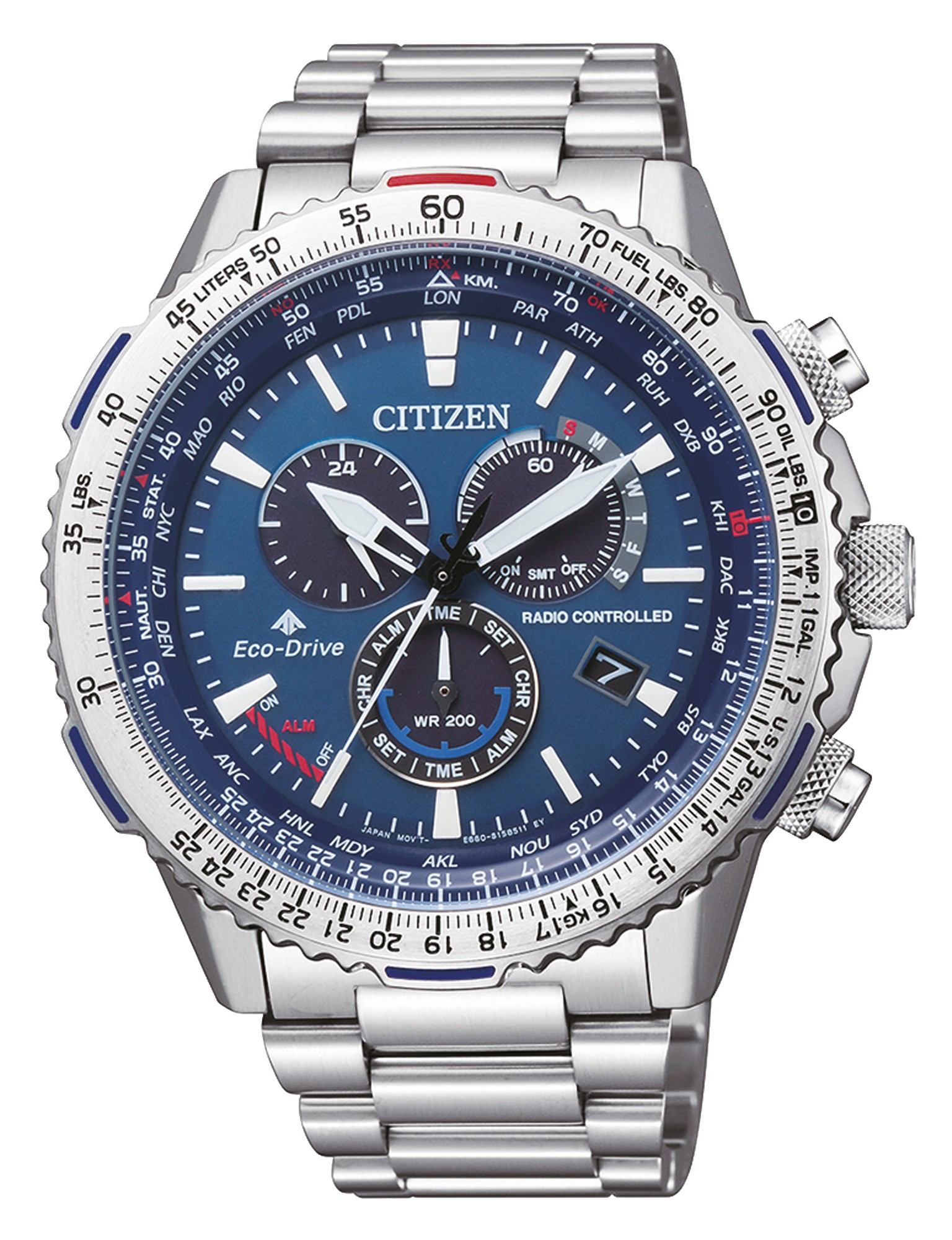 Citizen Herren Armbanduhr Promaster Sky CB5000-50L Funk Eco Drive