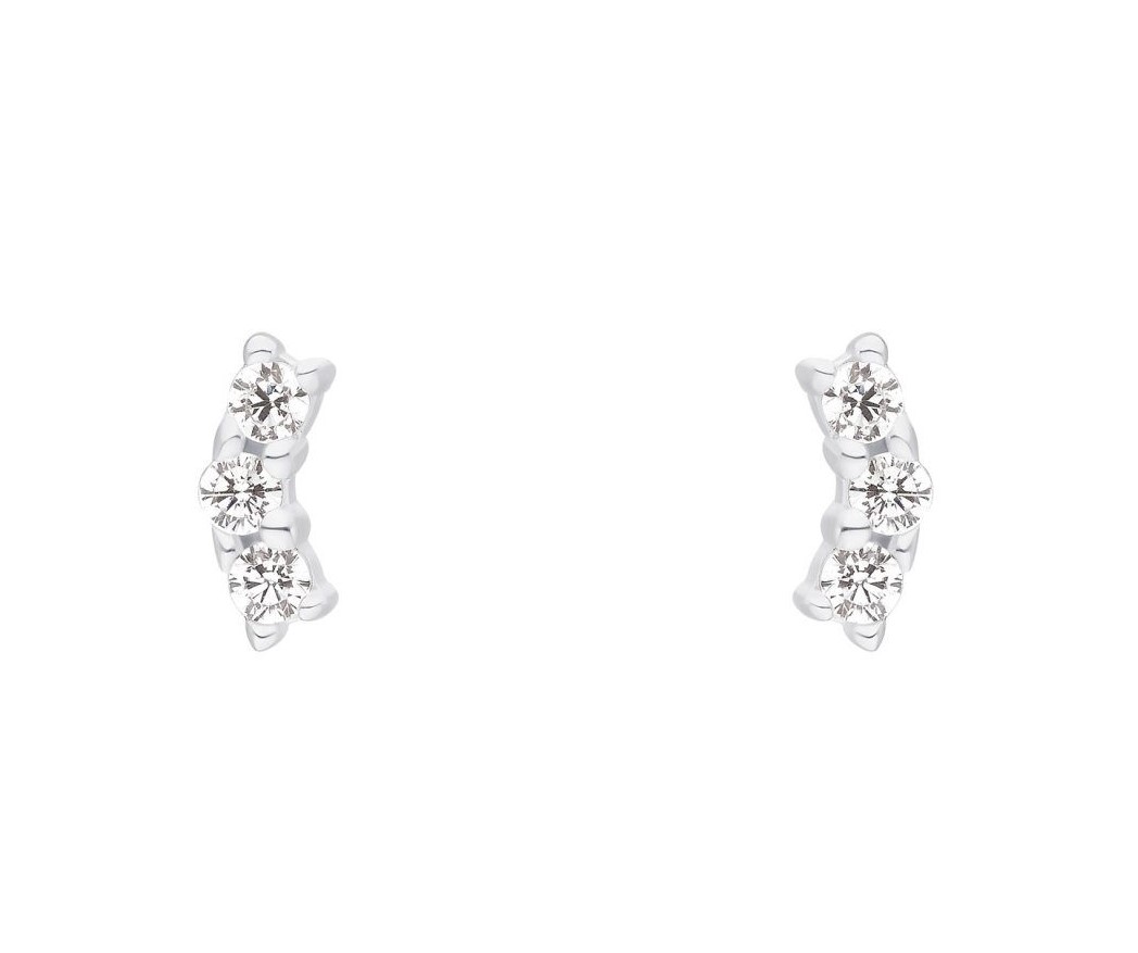 s.Oliver Damen Ohrringe 2034843 Silber Zirkonia
