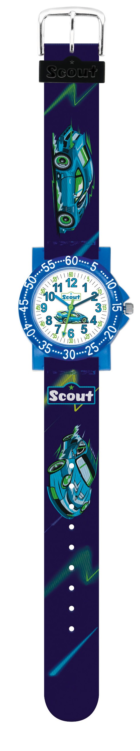 Scout Kinder Armbanduhr 280375033 The IT-Collection Rennwagen