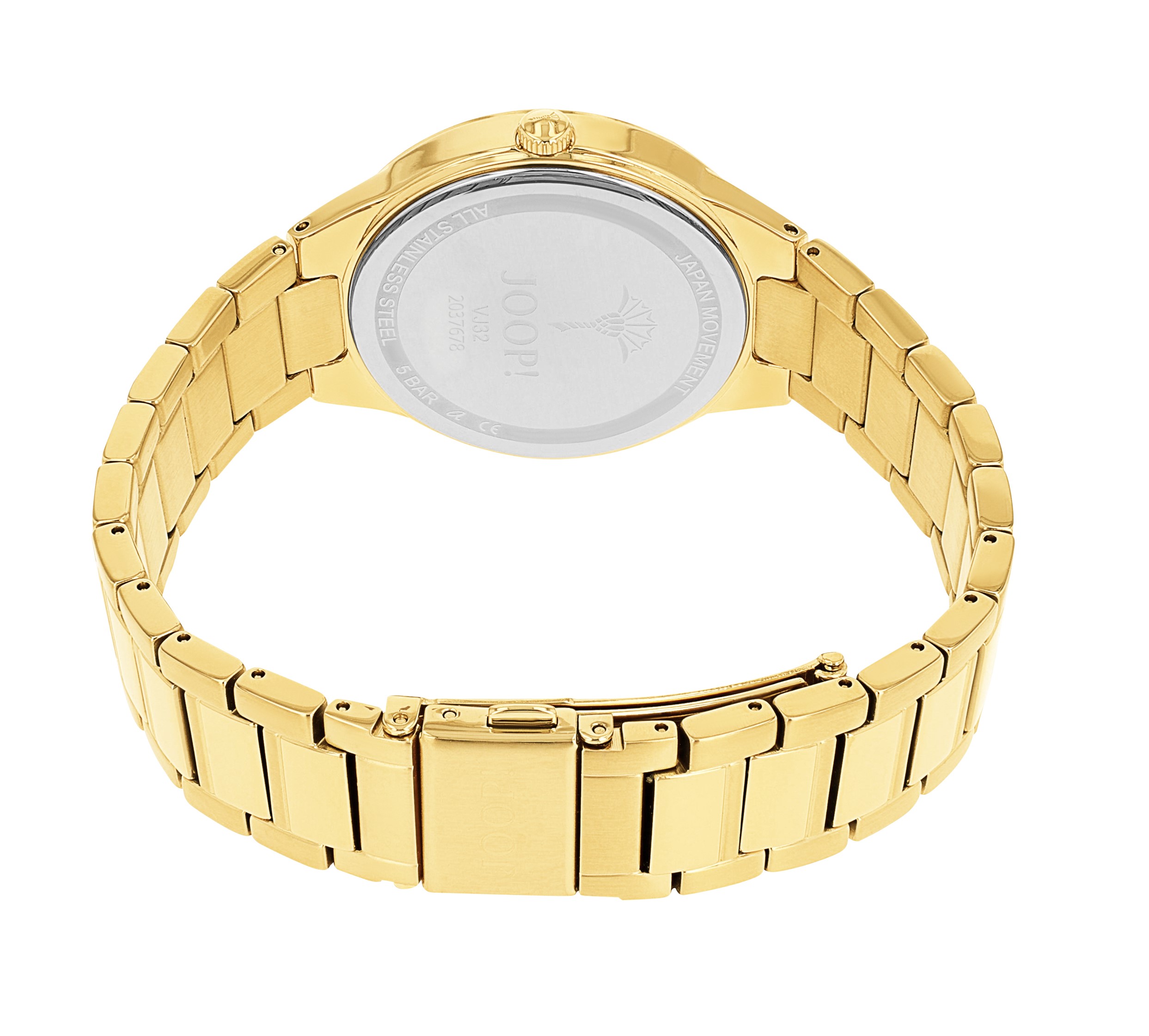 JOOP! Damen Armbanduhr 2037678 gelbgold IP