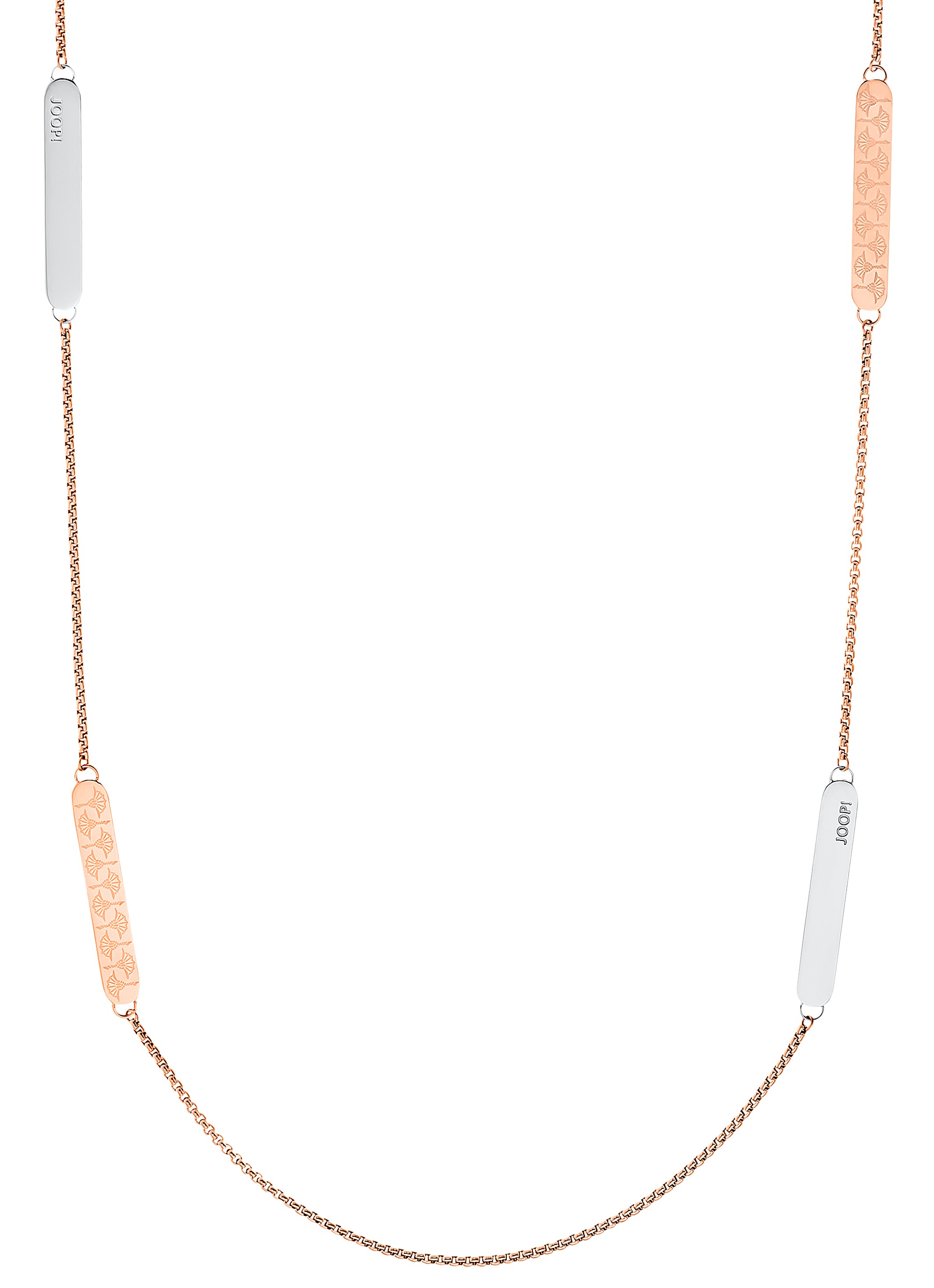 JOOP! Damen Halskette 2031016 Edelstahl rosegold IP