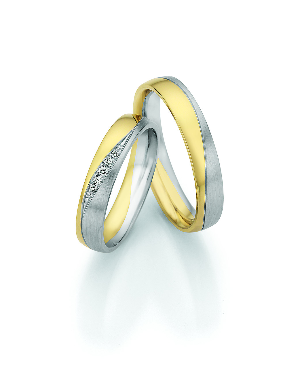 Eheringe Trauringe Honeymoon Platin III 66-67090 / 66-67100