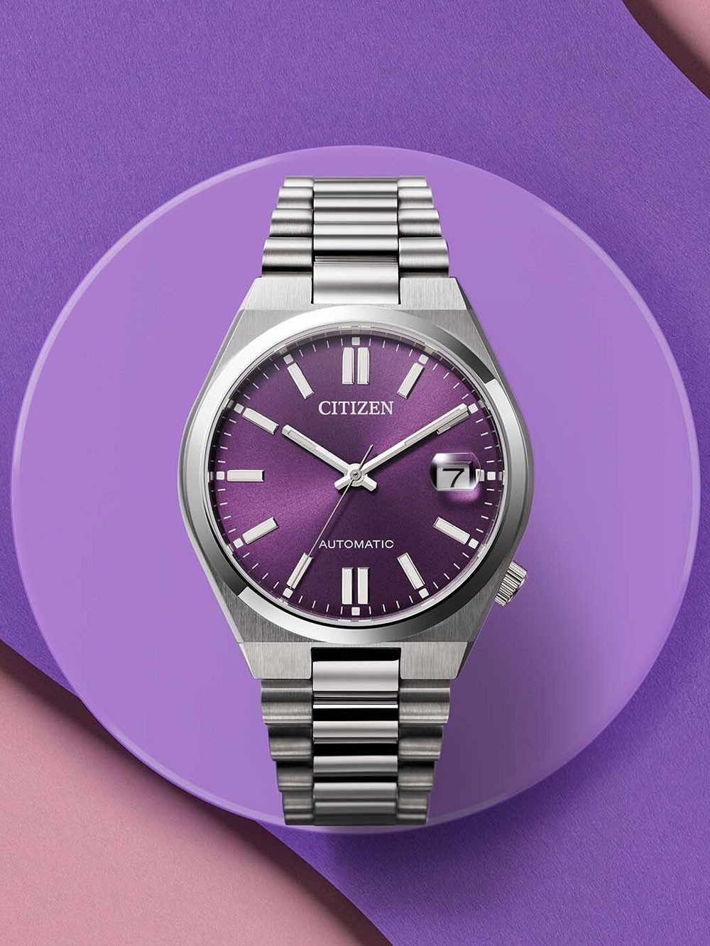 Citizen Unisex Armbanduhr NJ0200-50W Automatik Edelstahl