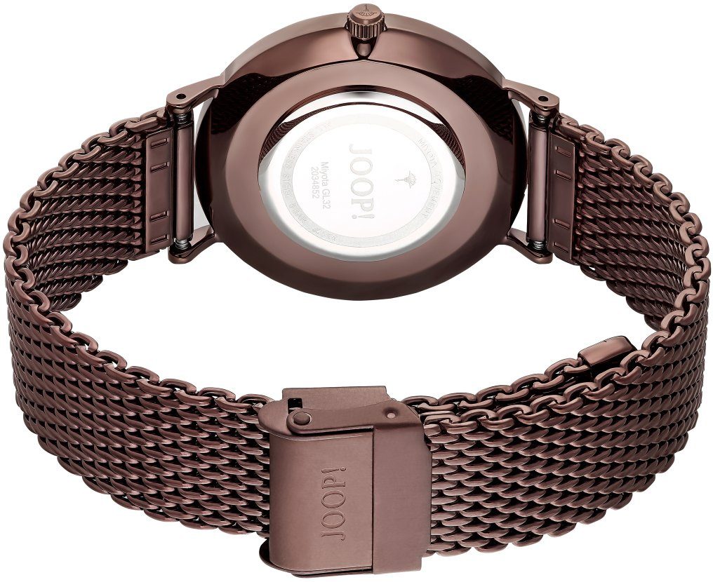 JOOP! Damen Armbanduhr 2034852 Edelstahl braun IP