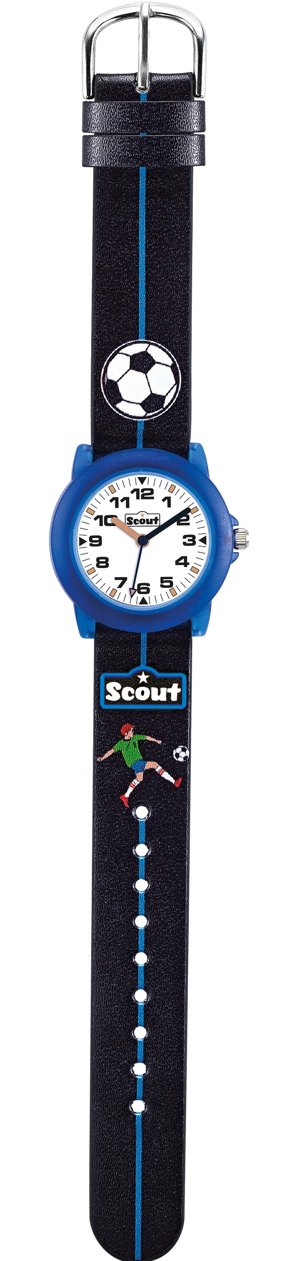Scout Kinderuhr 164000007 Crystal Fussball