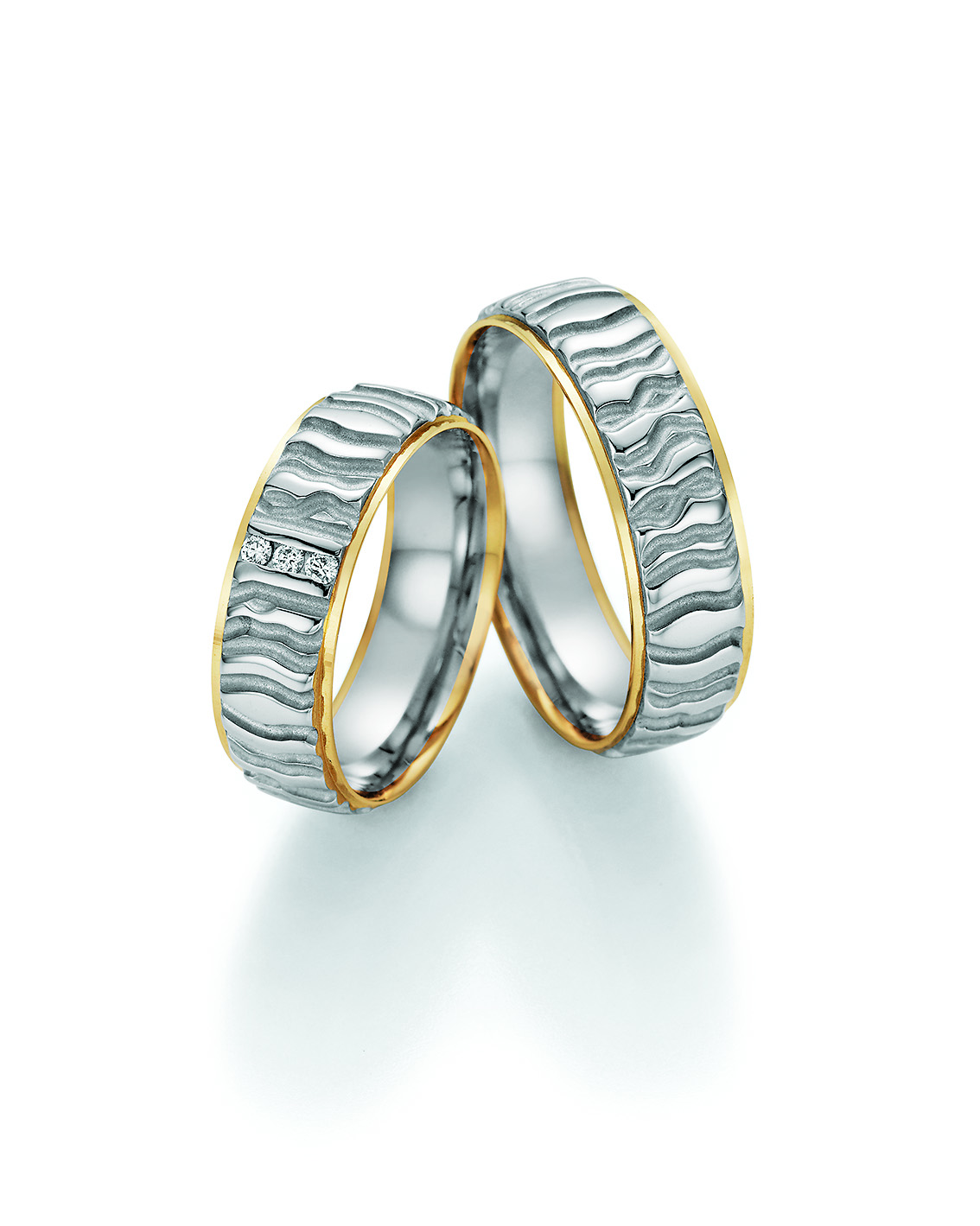 Eheringe Trauringe Honeymoon Solid V 66-45030 / 66-45040