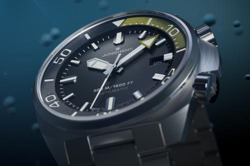 Junghans Herren Armbanduhr 027/4267.44 Aquaris Diver Automatic Edelstahl