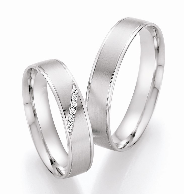 Eheringe Trauringe Ruesch Pure IV 66/41130 66/41140 Weißgold