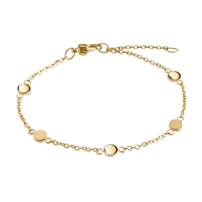 Boccia Damen Armband 03049-02 Titan goldplattiert