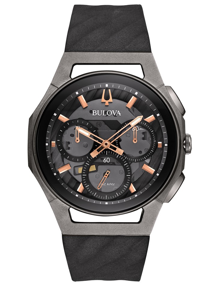 Bulova Herren Armbanduhr 98A162 Curv Chronograph