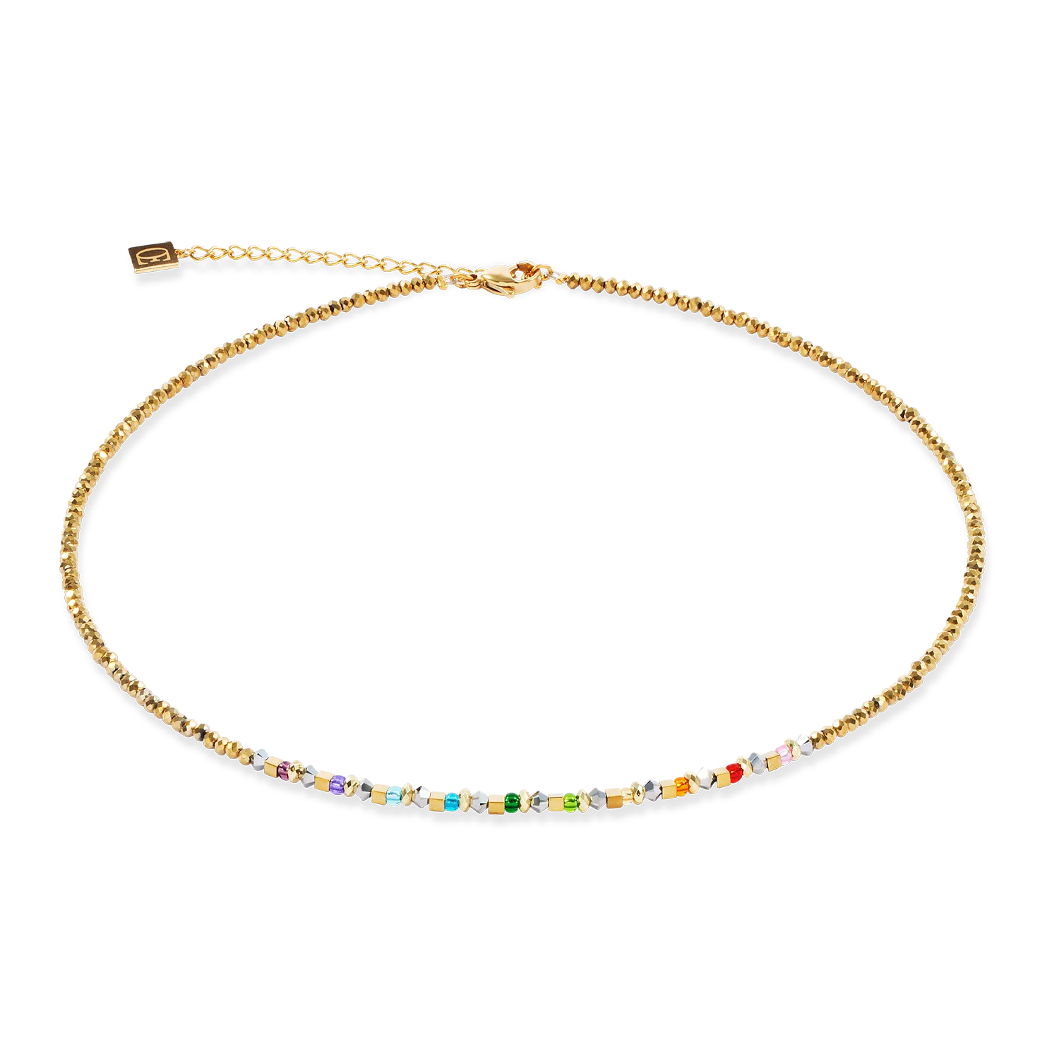 Coeur De Lion Damen Halskette 4359/10-1516 Golden Whisper Rainbow