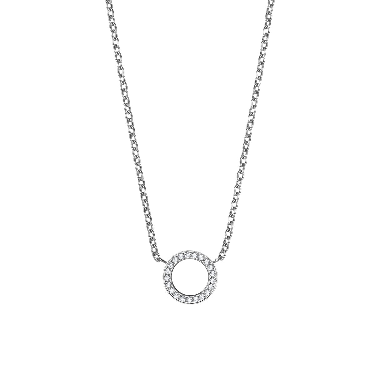 Bering Damen Halskette 435-17-450 Arctic Symphony Edelstahl Zirkonia