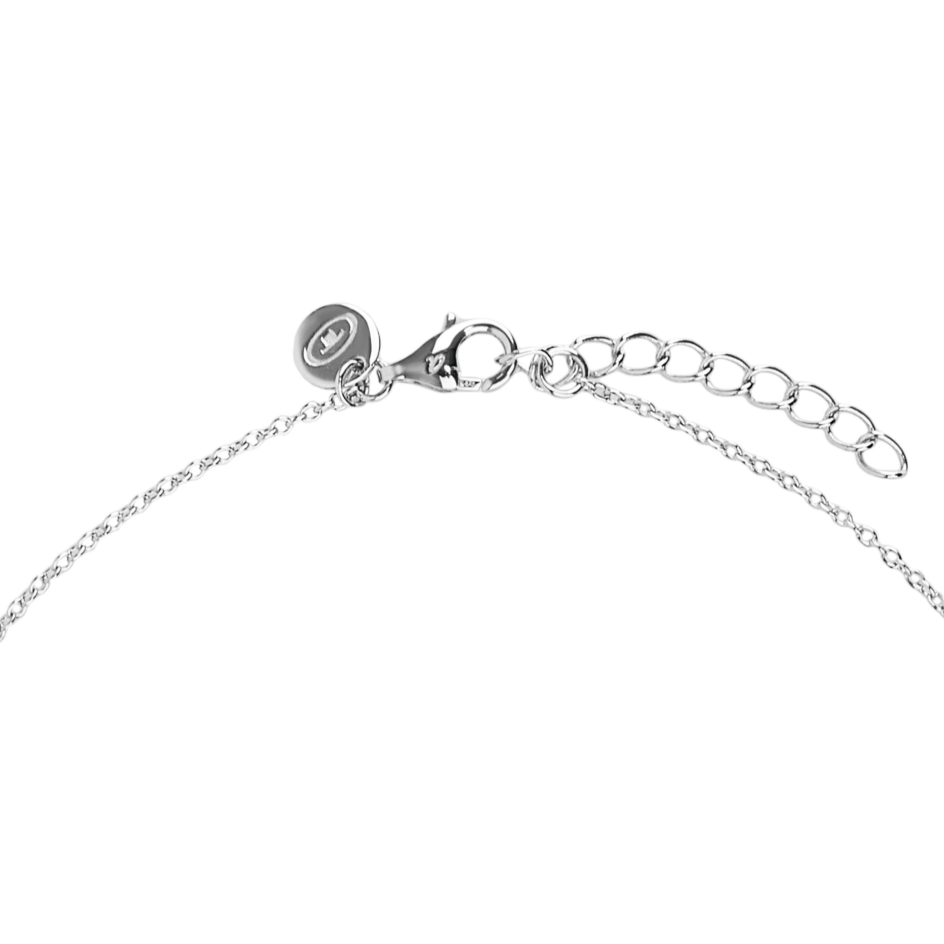 Tom Tailor Damen Halskette 2101249 mit Anhänger Anker und Plaette Silber 925