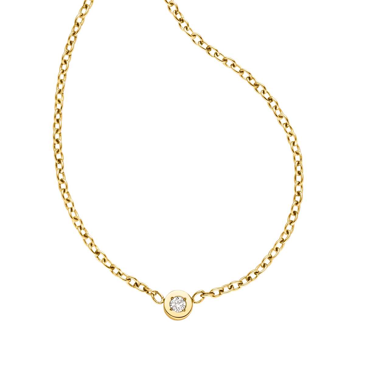 Boccia Damen Collier 08069-02 Titan Brillant Gelbgold IP