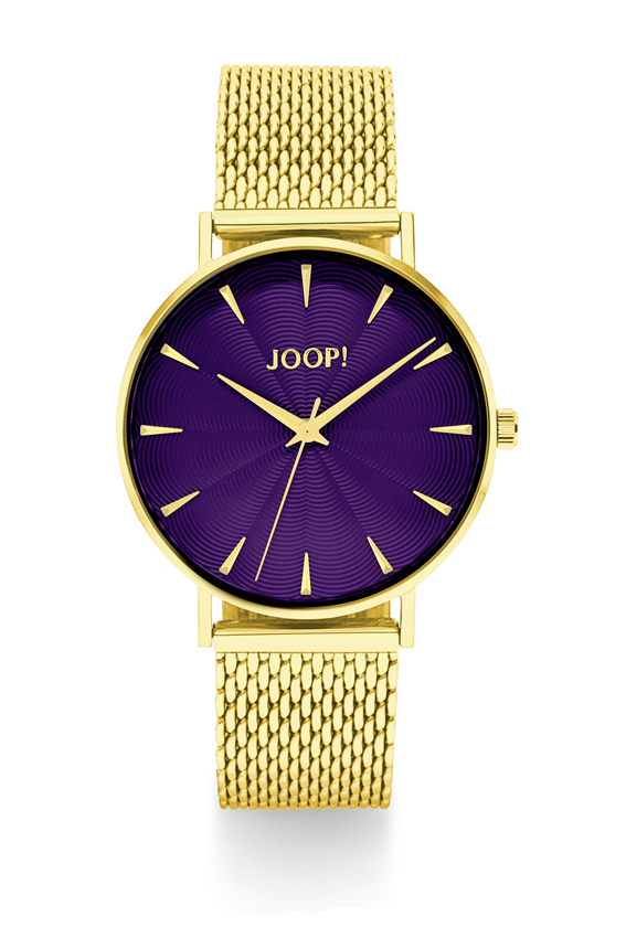 JOOP! Damen Armbanduhr 2036589 Edelstahl gelbgold IP