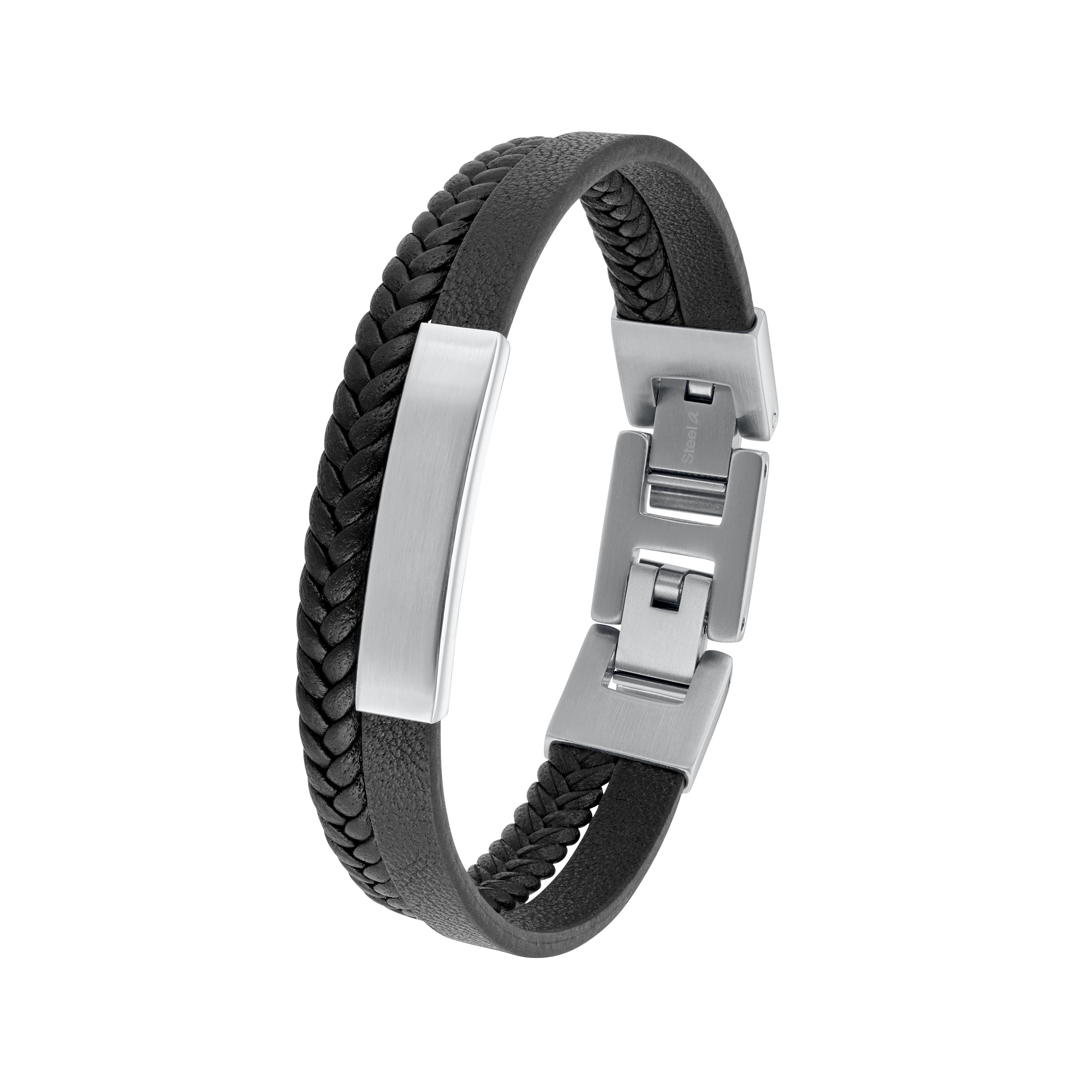 s.Oliver Kids Ident Armband 2036870 Leder Edelstahl