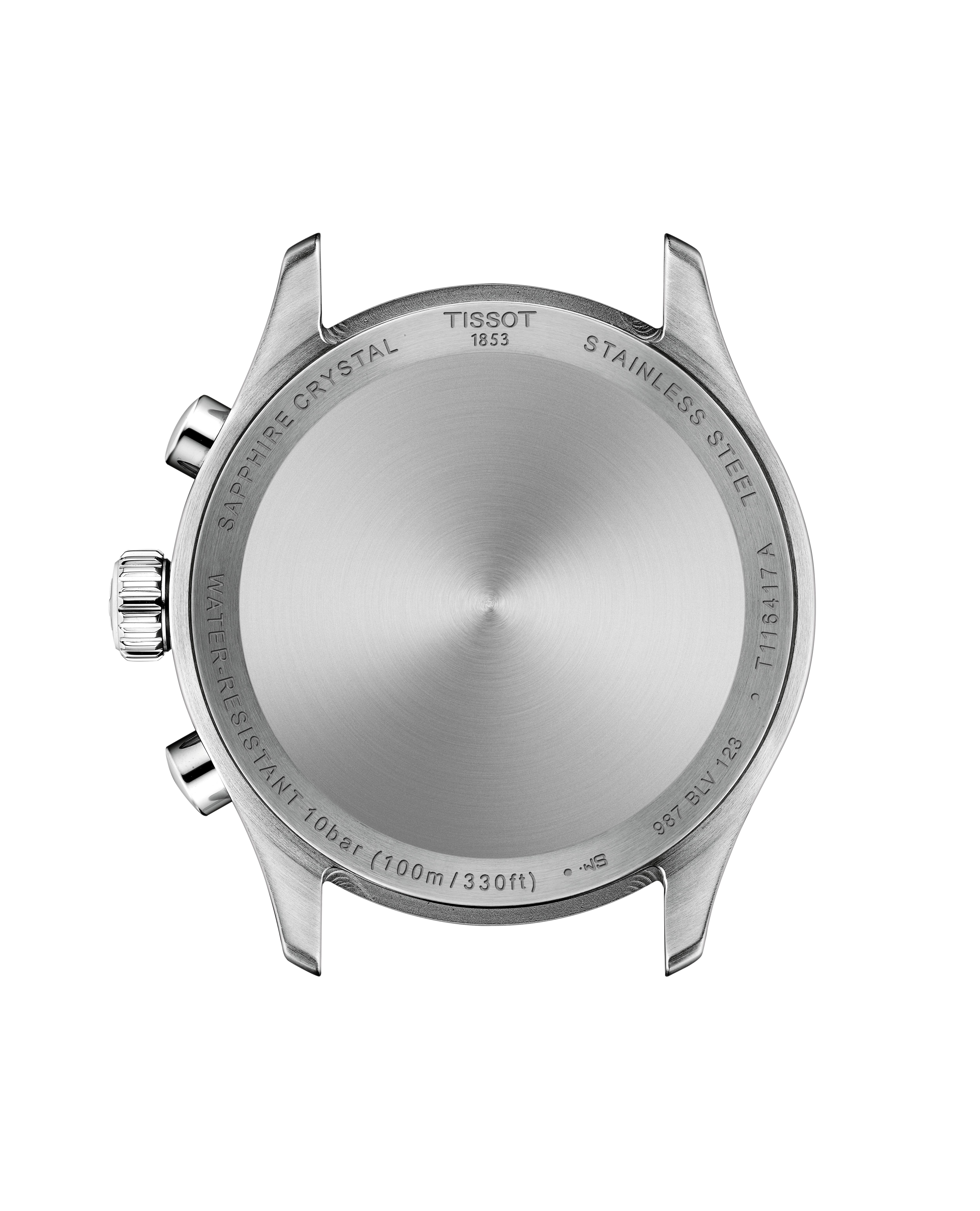 Tissot Herren Armbanduhr T116.417.11.042.00 Chrono L 42 mm Edelstahl Zifferblatt blau