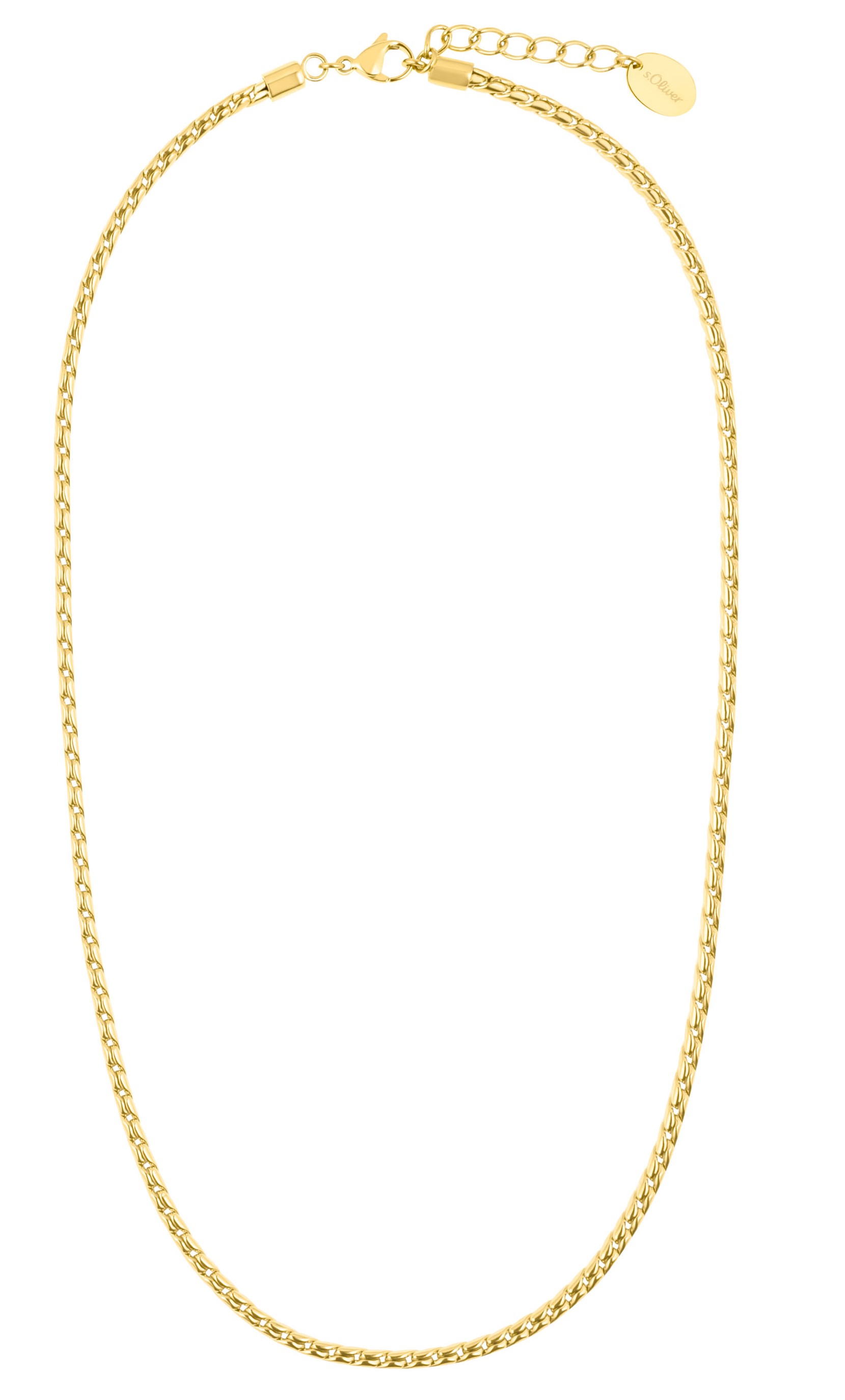 s.Oliver Damen Halskette 2035761 Edelstahl gelbgold IP