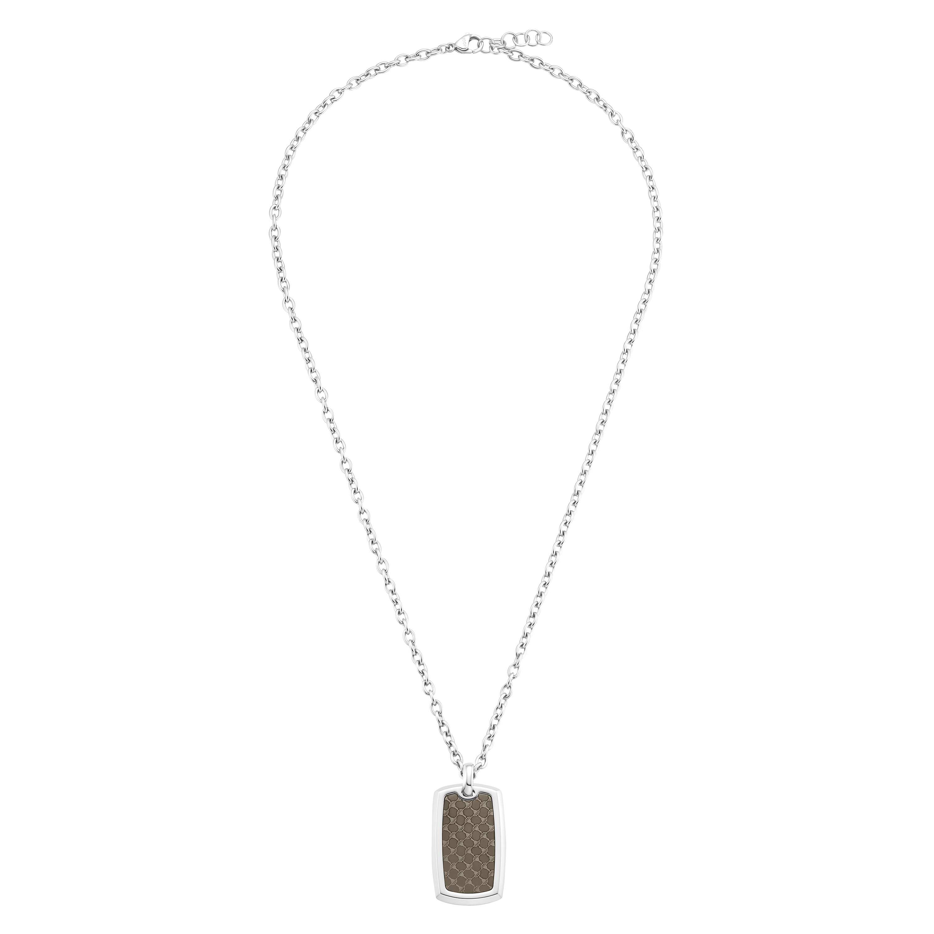 Joop! Herren Halskette 2036806 DogTag Anhänger Edelstahl IP Gun