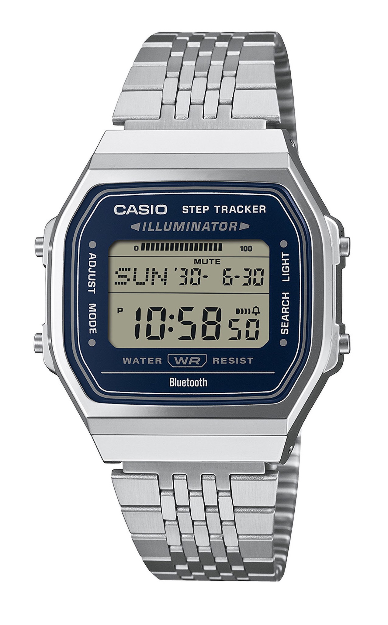 Casio Vintage Armbanduhr ABL-100WE-2AEF Bluetooth® digital mit Schrittzähler