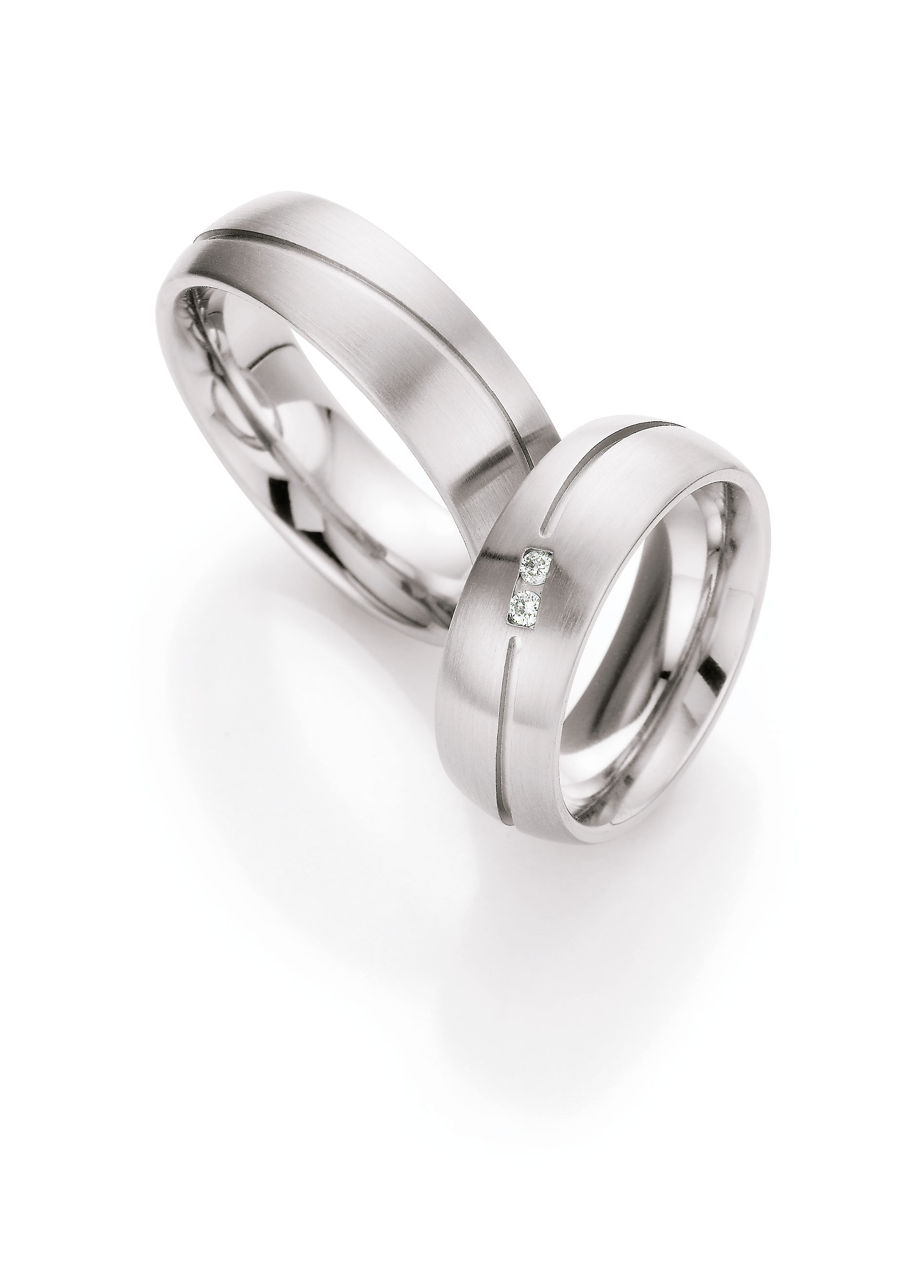 Eheringe Trauringe White Style Steel Brillant 88-01610 / 88-01610