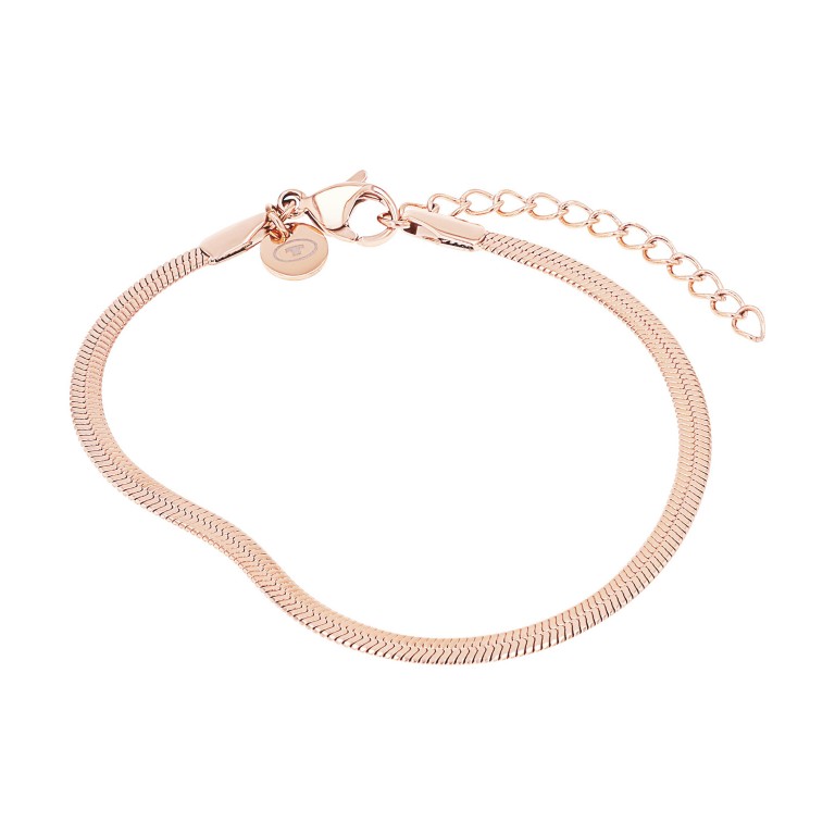 Tom Tailor Damen Armband 2100626 Edelstahl roségoldplattiert