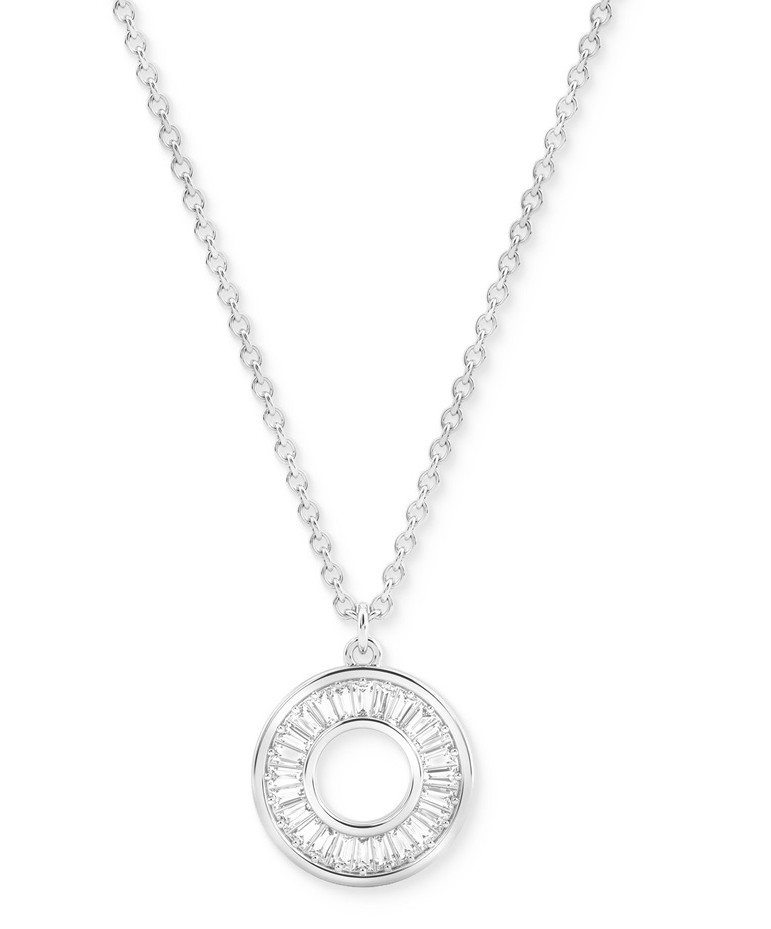 Tom Tailor Damen Halskette 2101806 mit Anhänger Silber 925 synth. Zirkonia 