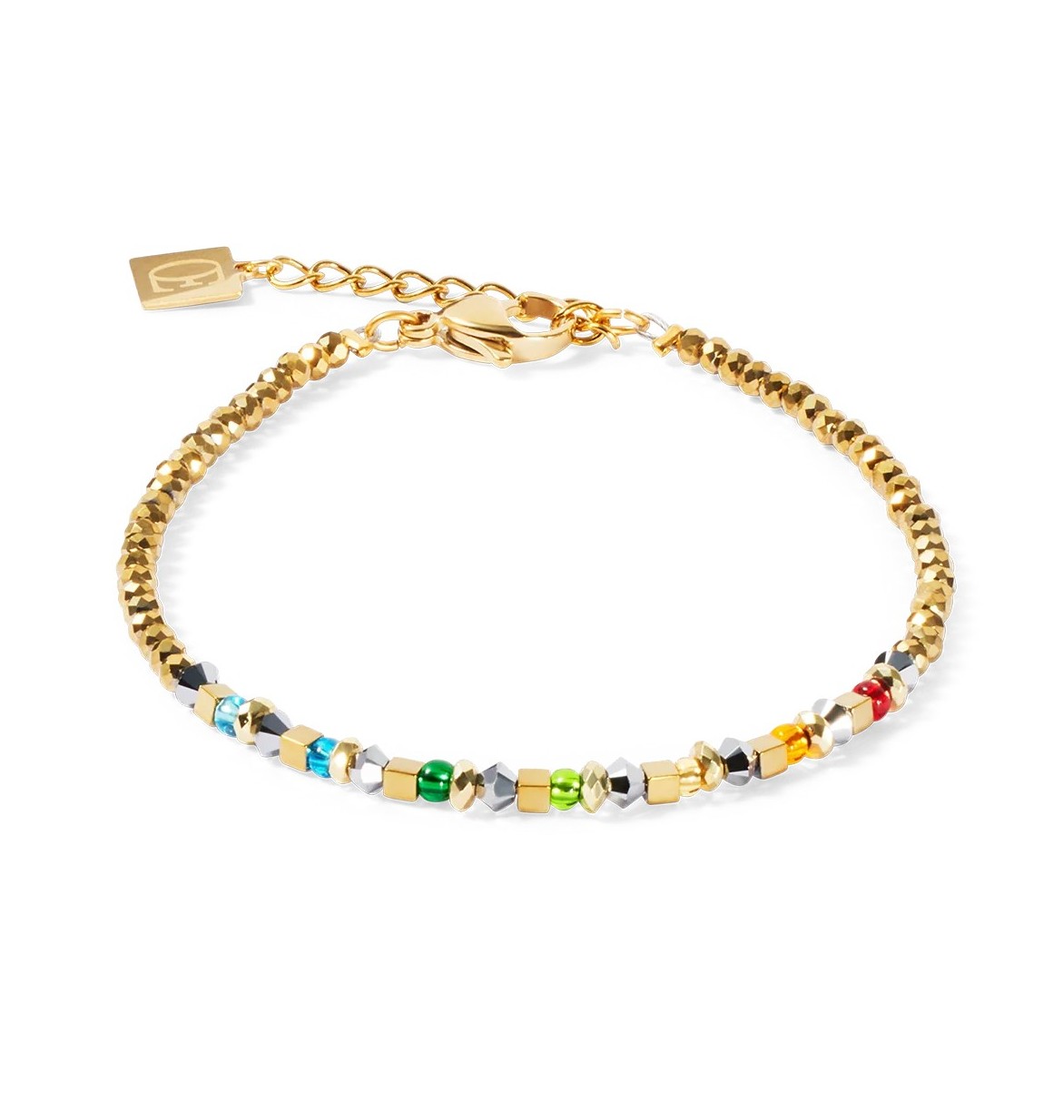 Coeur De Lion Damen Armband 4359/30-1516 Golden Whisper Rainbow