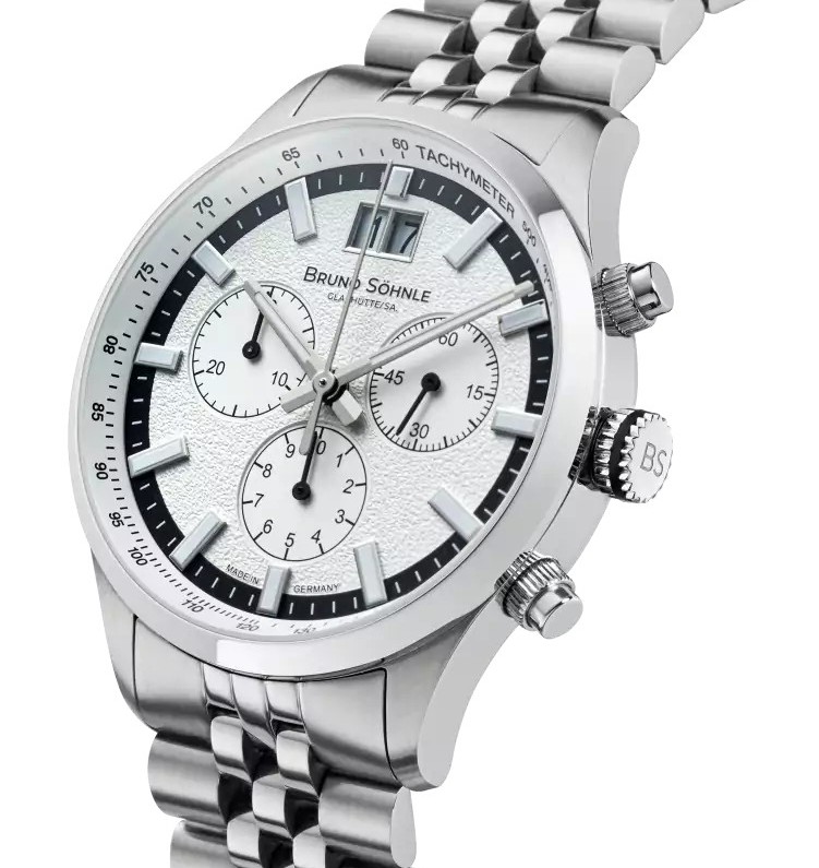 Bruno Söhnle Armbanduhr 17-13229-240 Turin Chronograph Edelstahl