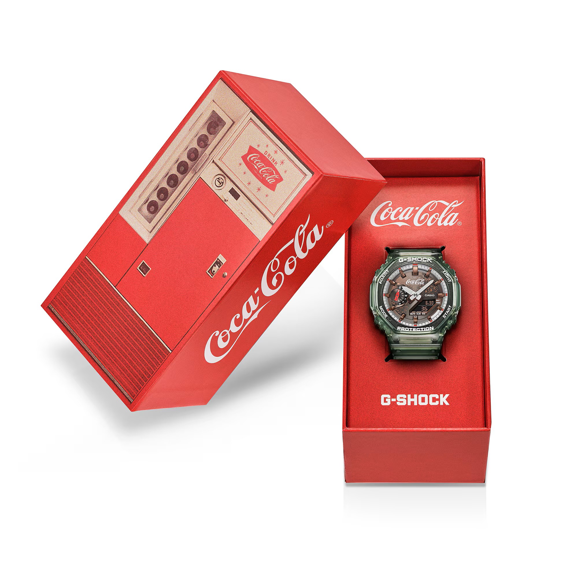 Casio Armbanduhr GA-2100CC-3AER G-SHOCK x Coca-Cola® Limited Edition