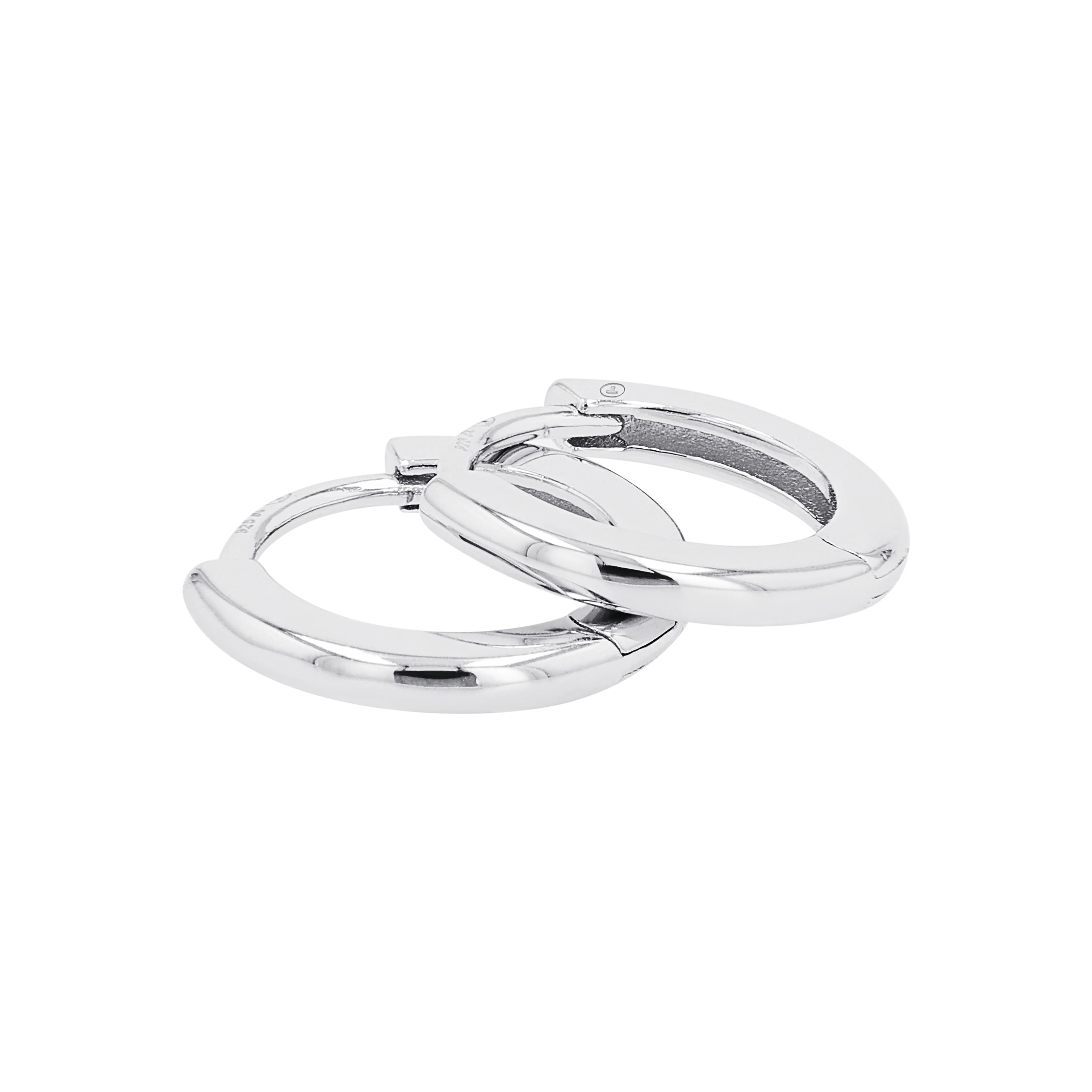 Tom Tailor Damen Creolen 2101237 Silber 925 mit Einhänger synth. Zirkonia