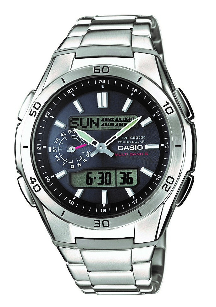 Casio Herren Armbanduhr WVA-M650D-1AER Funk Solar