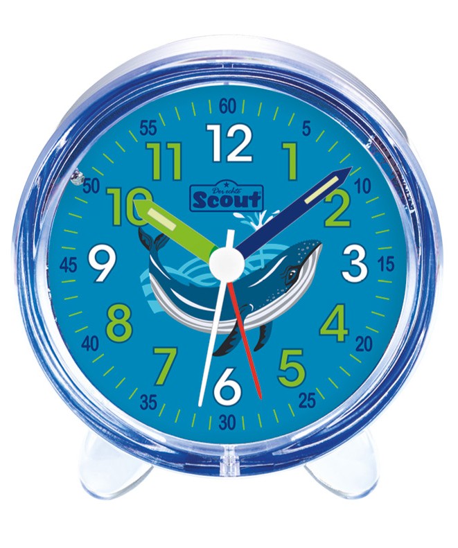 Scout Kinder Wecker Favorit 280001057 Wal blau