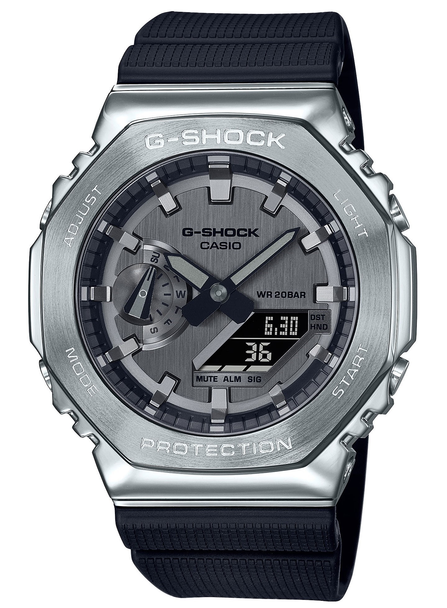 Casio Herren Armbanduhr G-Shock GM-2100-1AER analog digital
