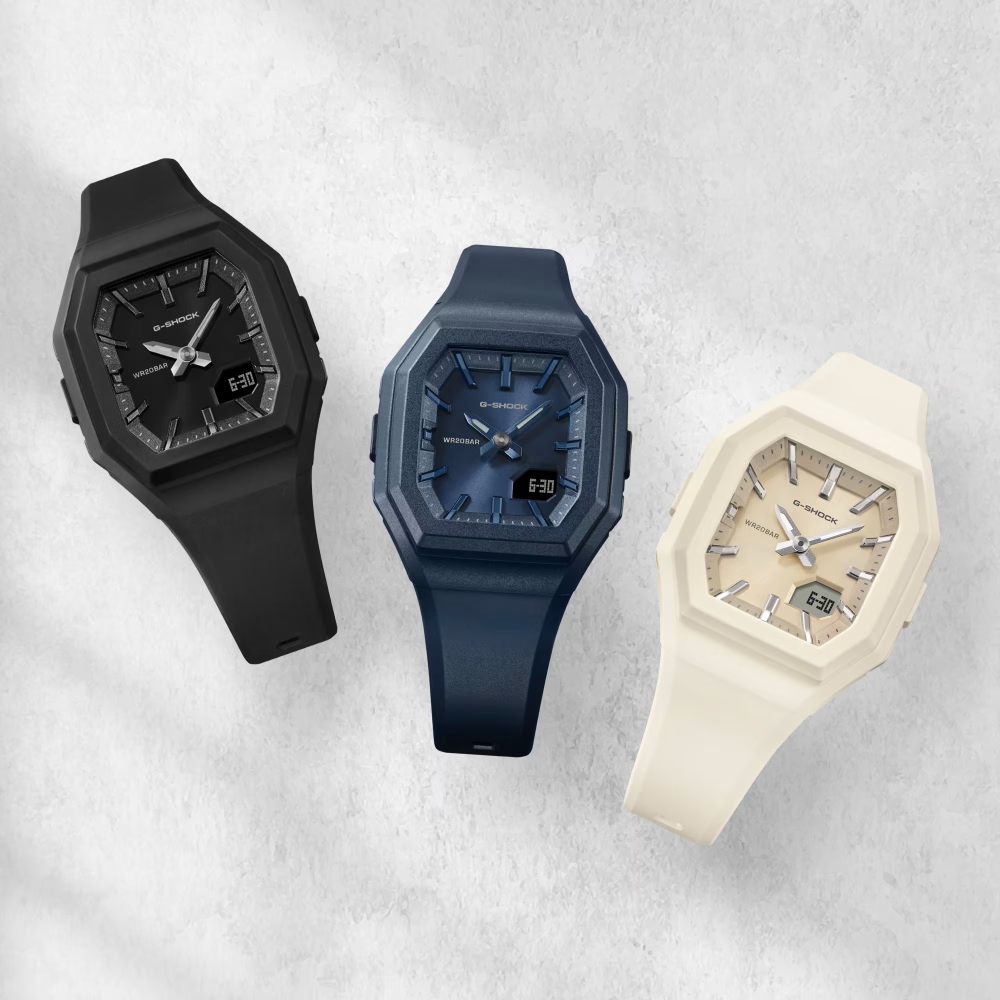 Casio Damen Armbanduhr G-Shock GMA-S160-7AER analog-digital weiß