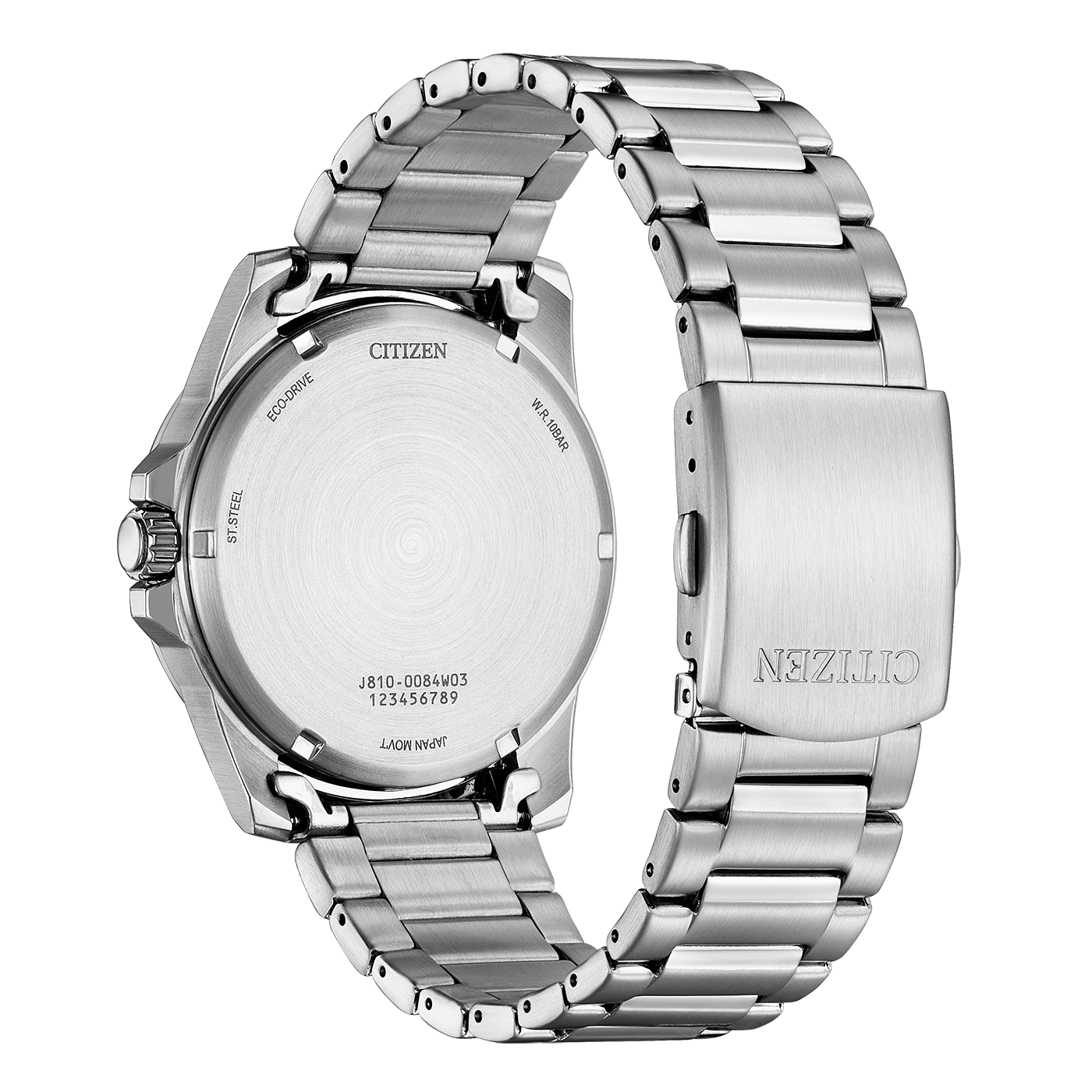 Citizen Herren Armbanduhr Solar AW1816-89X Eco Drive Edelstahl