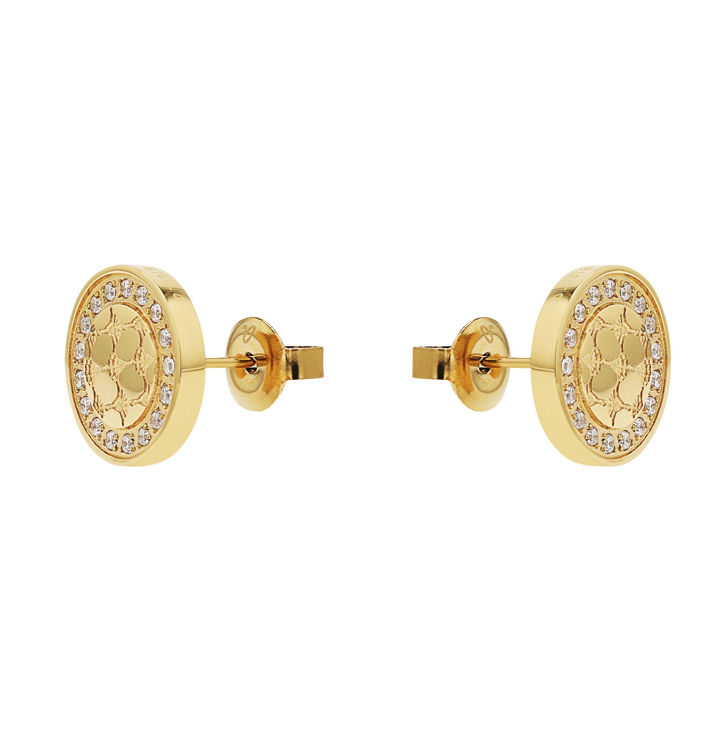 JOOP! Ohrringe 2100963 Edelstahl gelbgold IP synth. Zirkonia