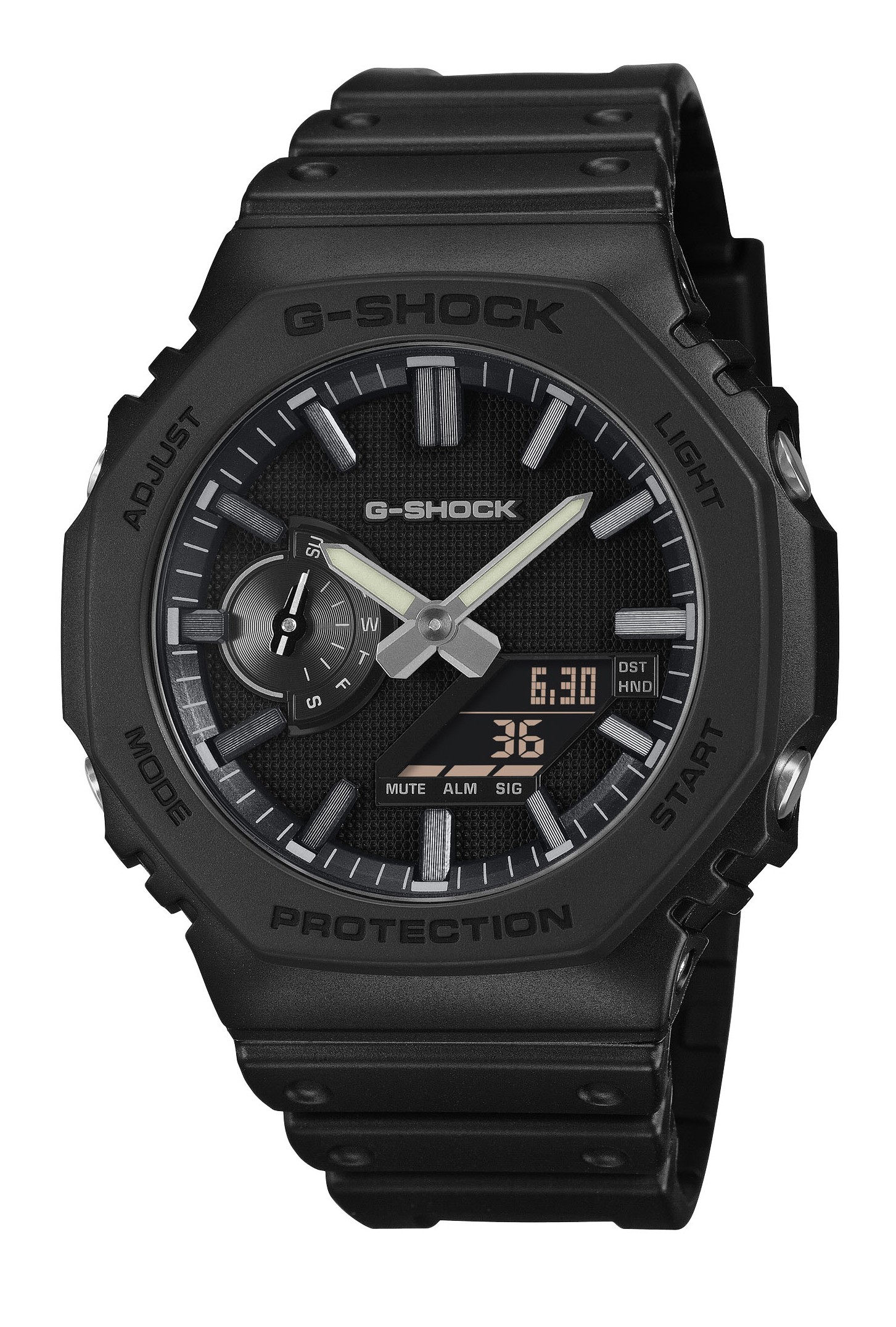 Casio Herren Armbanduhr G-Shock GA-2100LXB-1AER Lux Black analog digital 