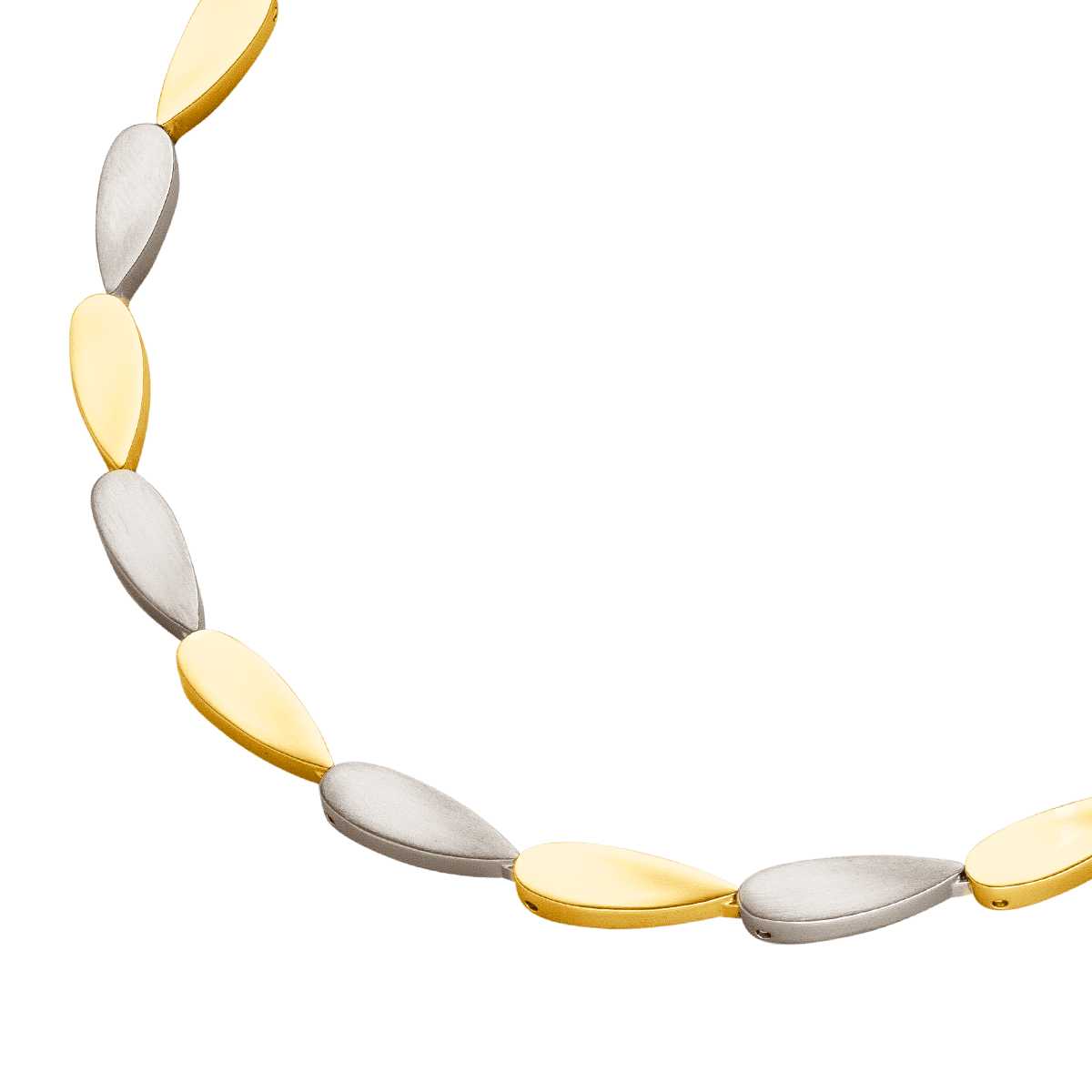 Boccia Damen Collier 08068-02 Titan bicolor goldplattiert