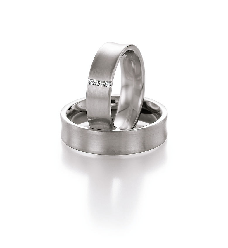 Eheringe Trauringe Honeymoon Edition Platin 73-10050 / 73-10060