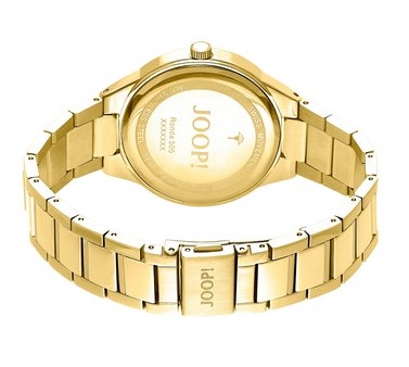 JOOP! Damen Armbanduhr 2032603 Edelstahl gelbgold IP