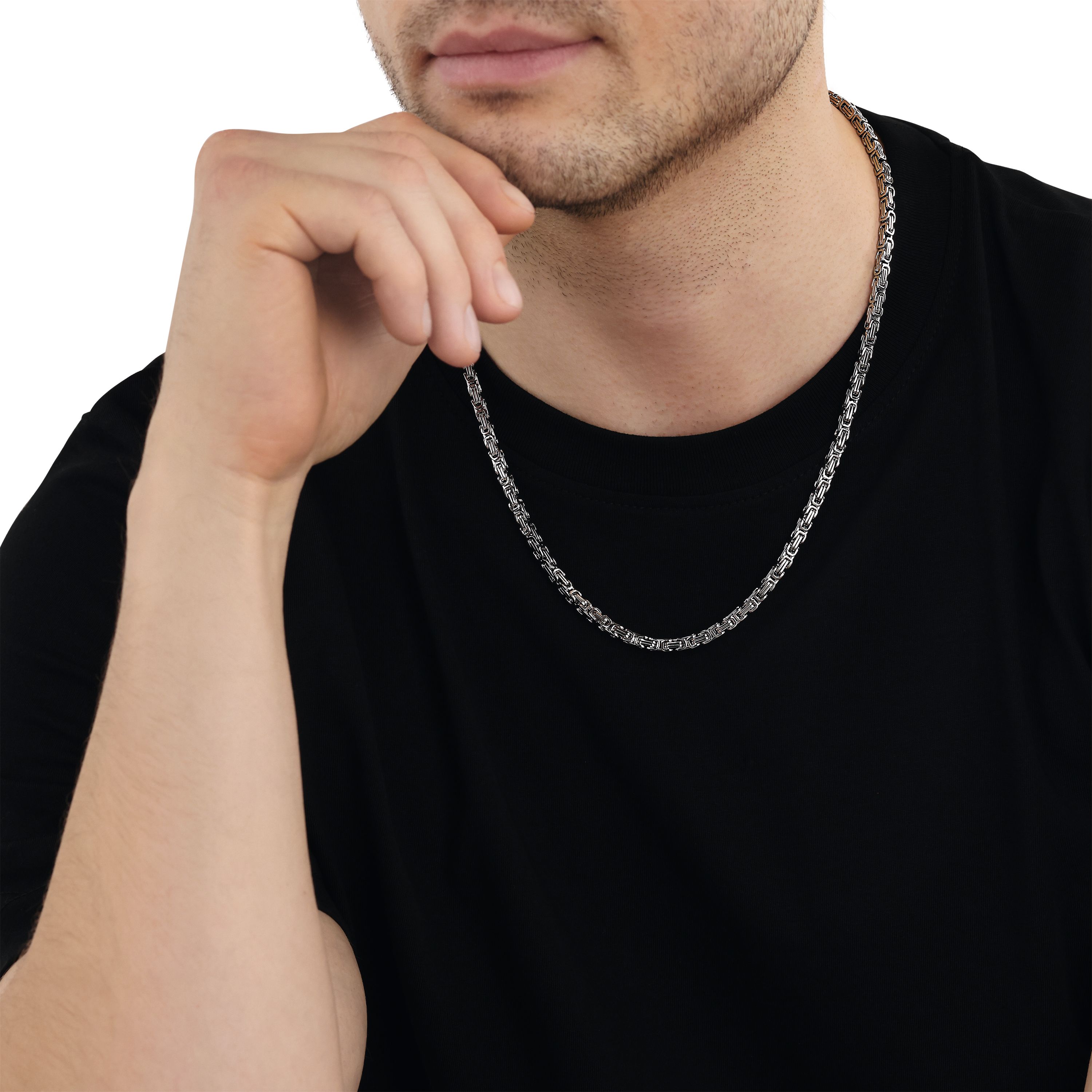 Tom Tailor Herren Halskette 2101334 Königsgliederung Edelstahl 