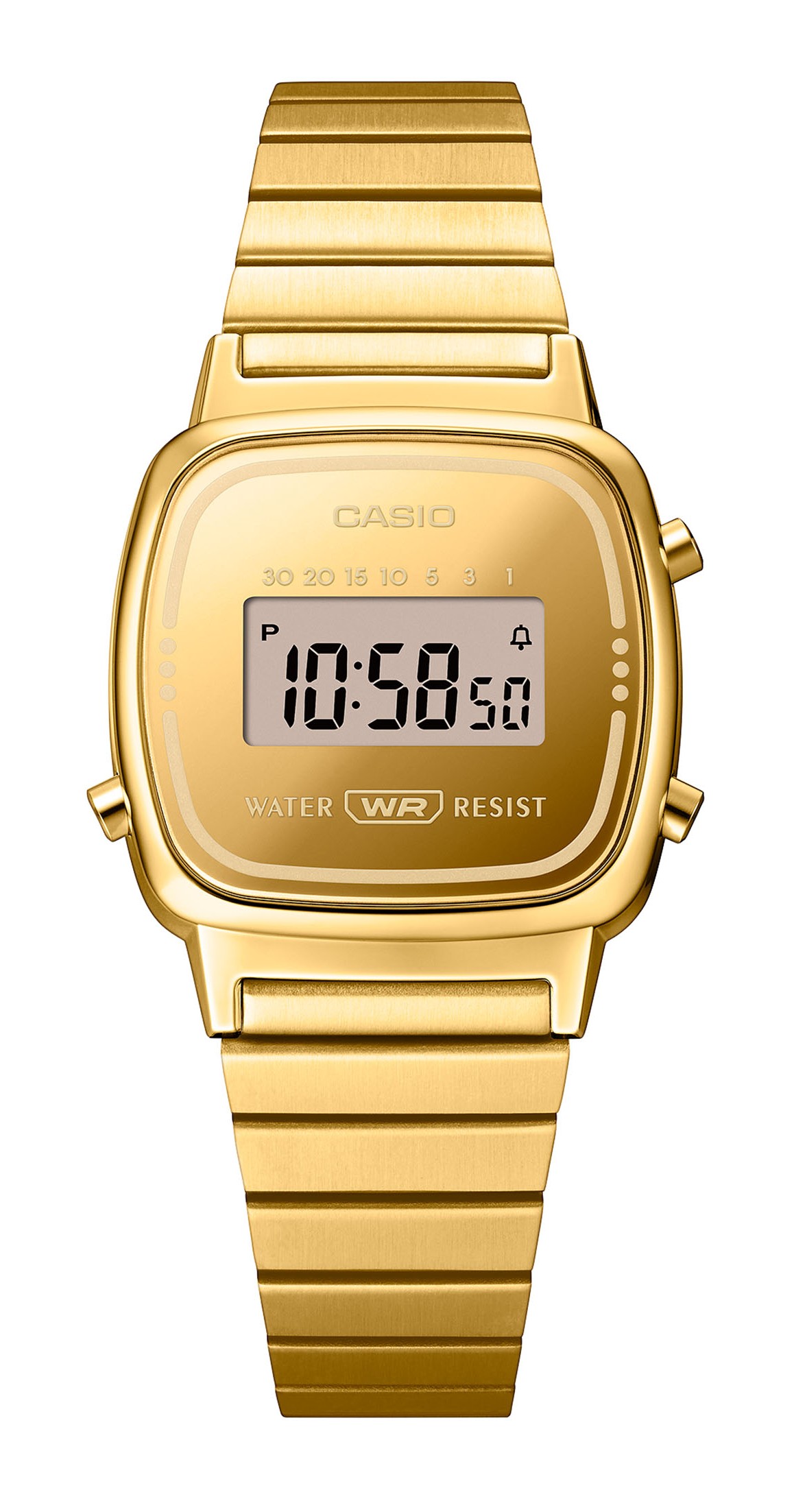 Casio Damen Armbanduhr LA670WEGS-9AEF Vintage digital goldplattiert